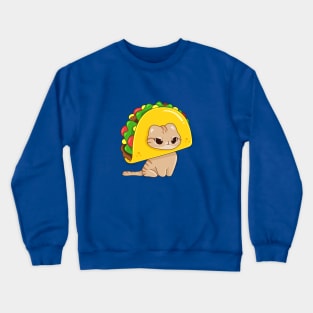 Cat and tacos Crewneck Sweatshirt